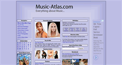 Desktop Screenshot of music-atlas.com